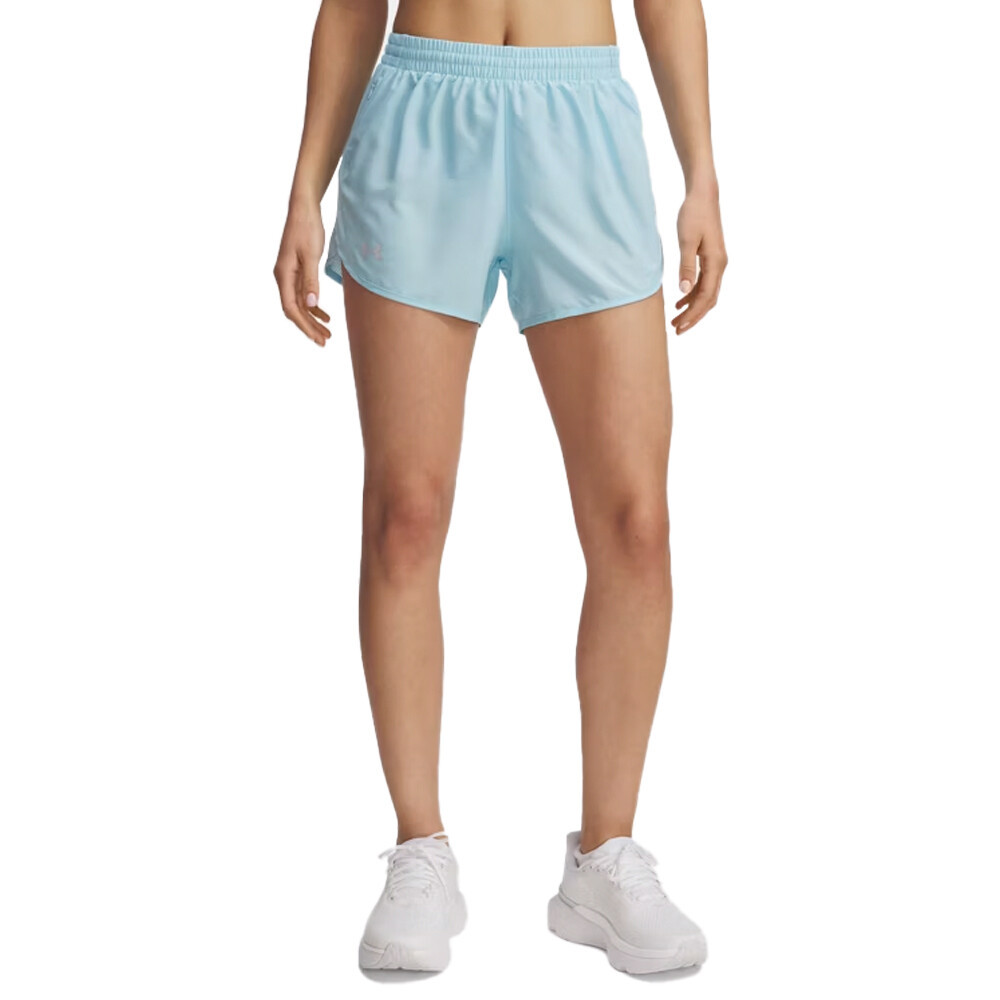 Under Armour Fly By 3 Inch Women's Shorts | Stream/Reflective
