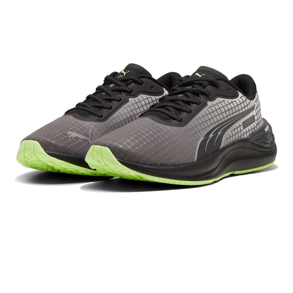 Puma Electrify Nitro 3 TR Women's Trail Running Shoes | Black/Glacial Grey/Fizzy Apple