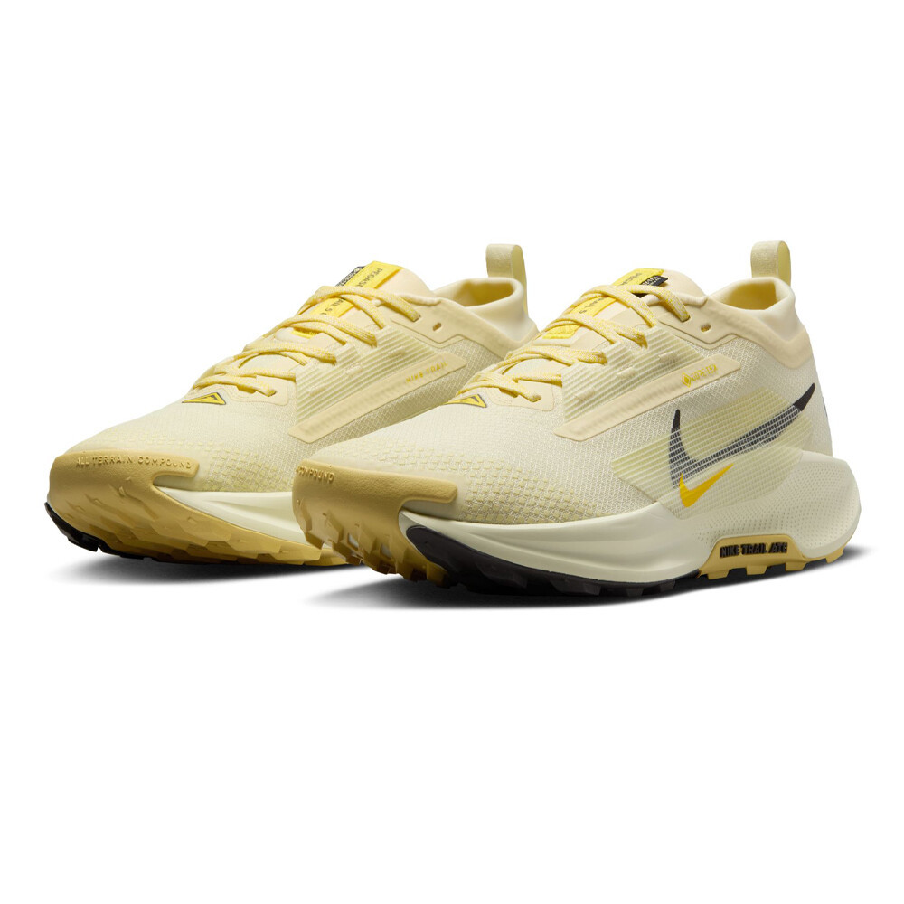 Nike ReactX Pegasus Trail 5 GORE-TEX Men's Trail Running Shoes | Alabaster/Saturn Gold/Lightning