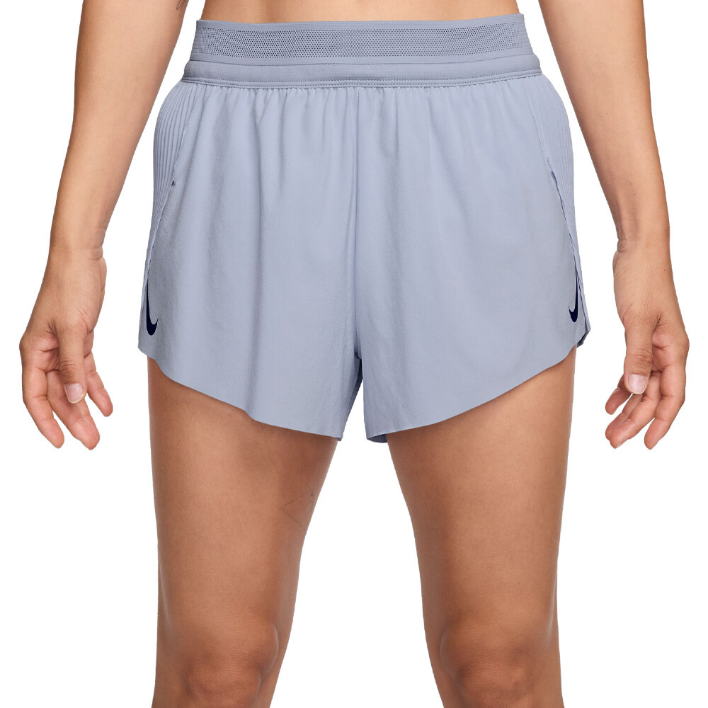 Nike Dri-FIT ADV Aeroswift 3 Inch Women's Running Shorts | Ghost/Blue Void