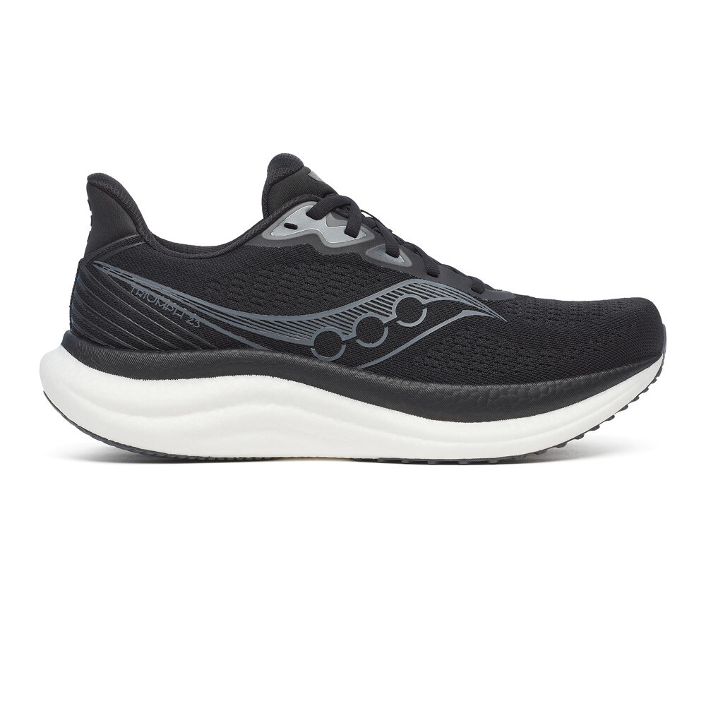 Saucony Triumph 23 Men's Running Shoes | Black/White