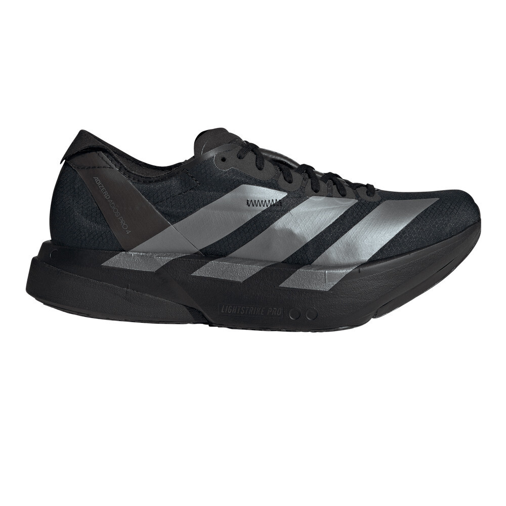 adidas Adizero Adios Pro 4 Men's Running Shoes | Core Black/Iron Metallic/Carbon — photo 1