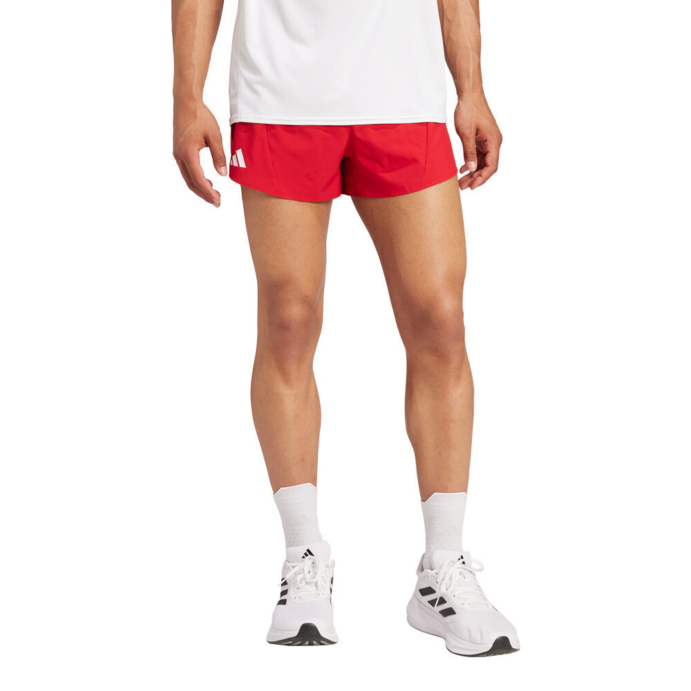 adidas Adizero Essentials Men's Running Split Shorts | Power Red