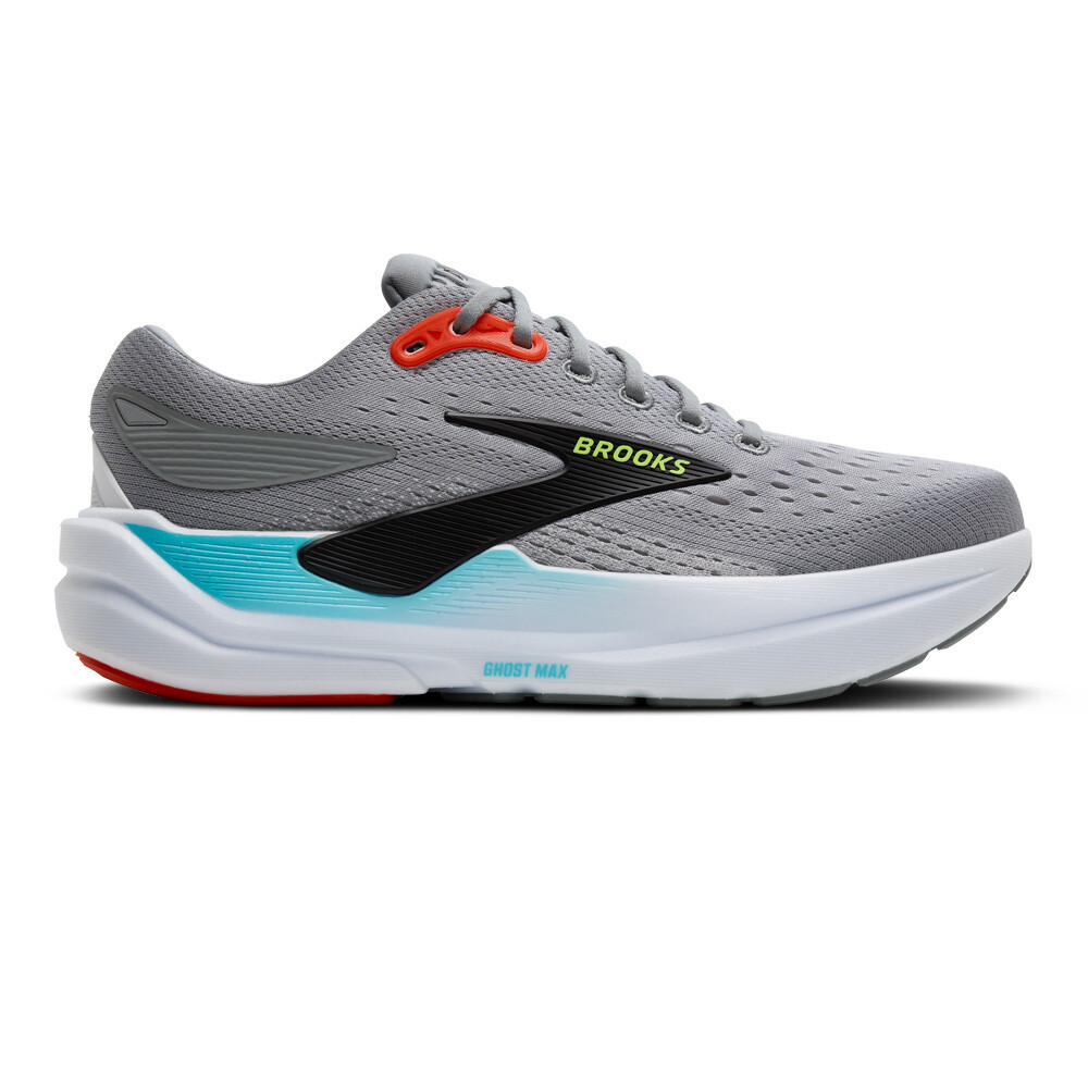 Brooks Ghost Max 3 Men's Running Shoes | Primer Grey/Antarctica/Red