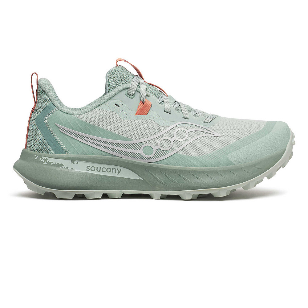 Saucony Peregrine 15 Women's Trail Running Shoes | Mist/Aloe