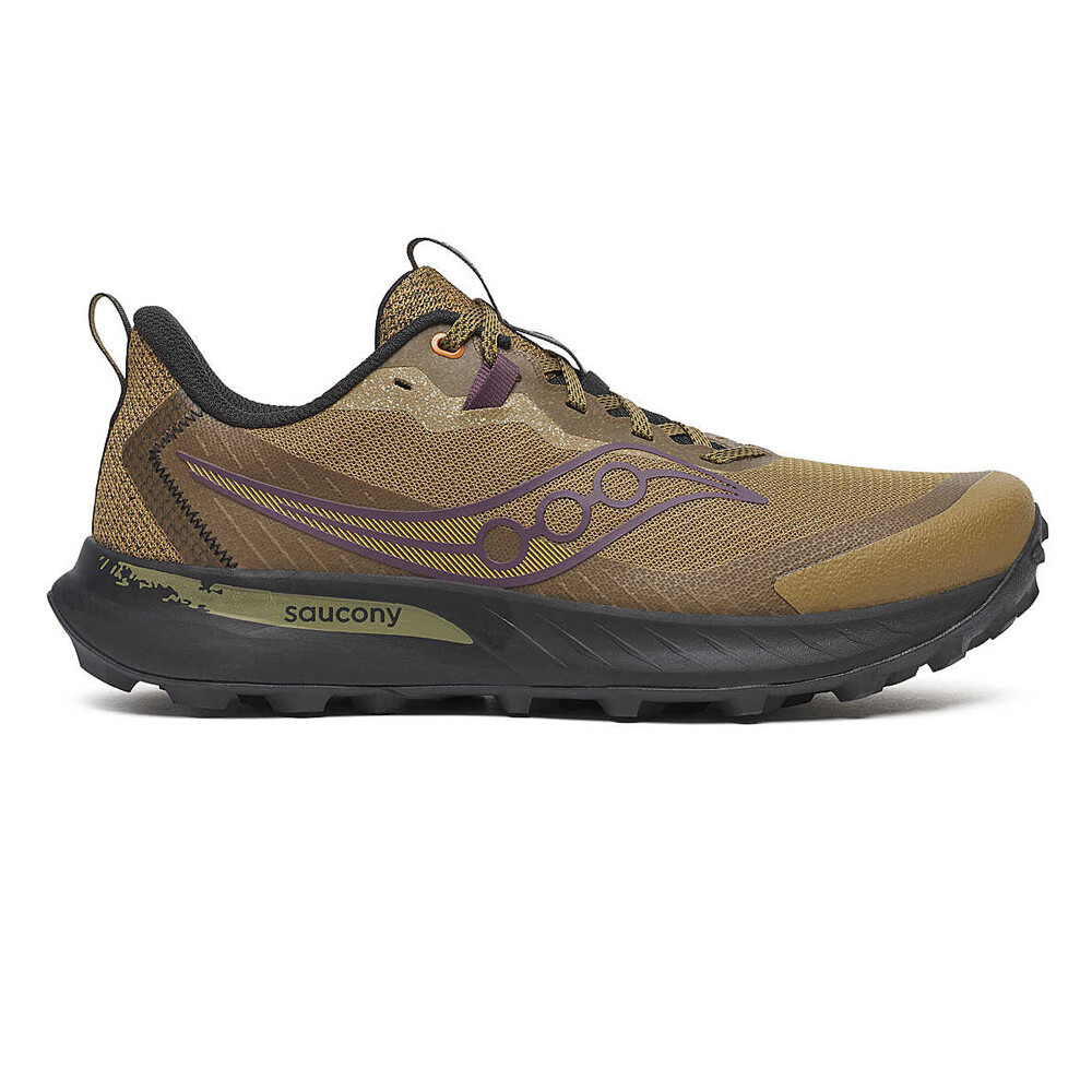 Saucony Peregrine 15 Men's Trail Running Shoes | Kodiak/Black