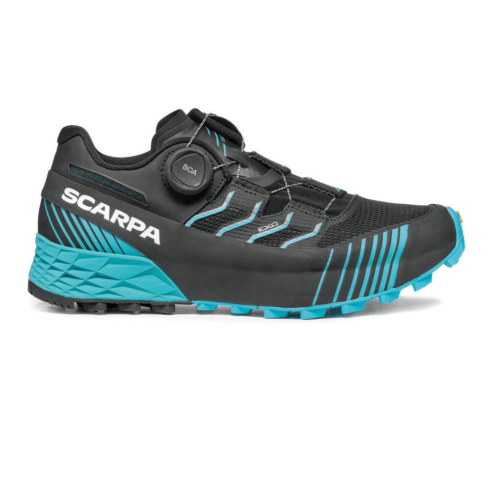 Scarpa Ribelle Run Kalibra ST Women's Trail Running Shoes | Black/Azure