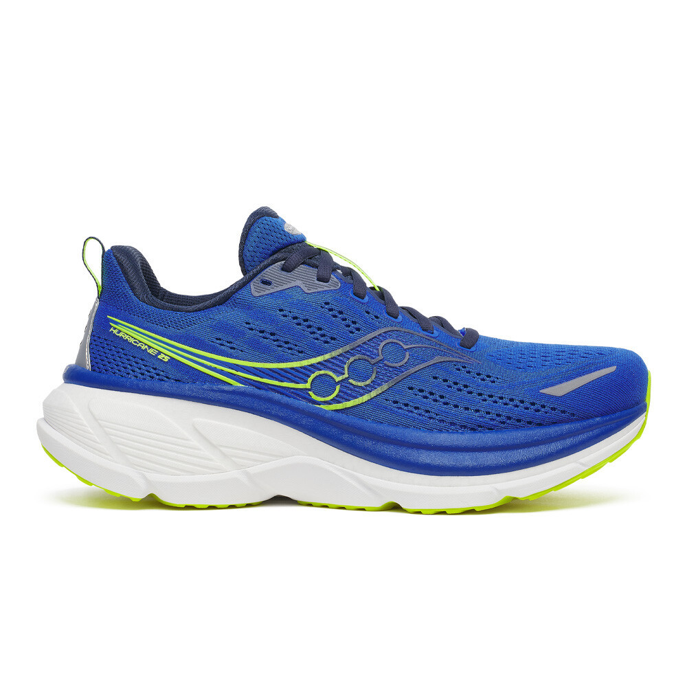 Saucony Hurricane 25 Men's Running Shoes | Lapis/Citron