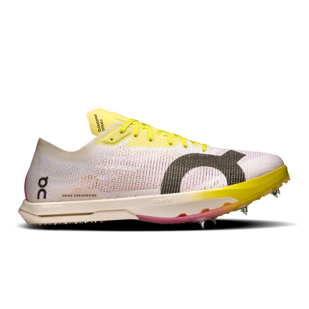 On Running On Cloudspike Citius 2 Men's Running Spikes | White/Raspberry