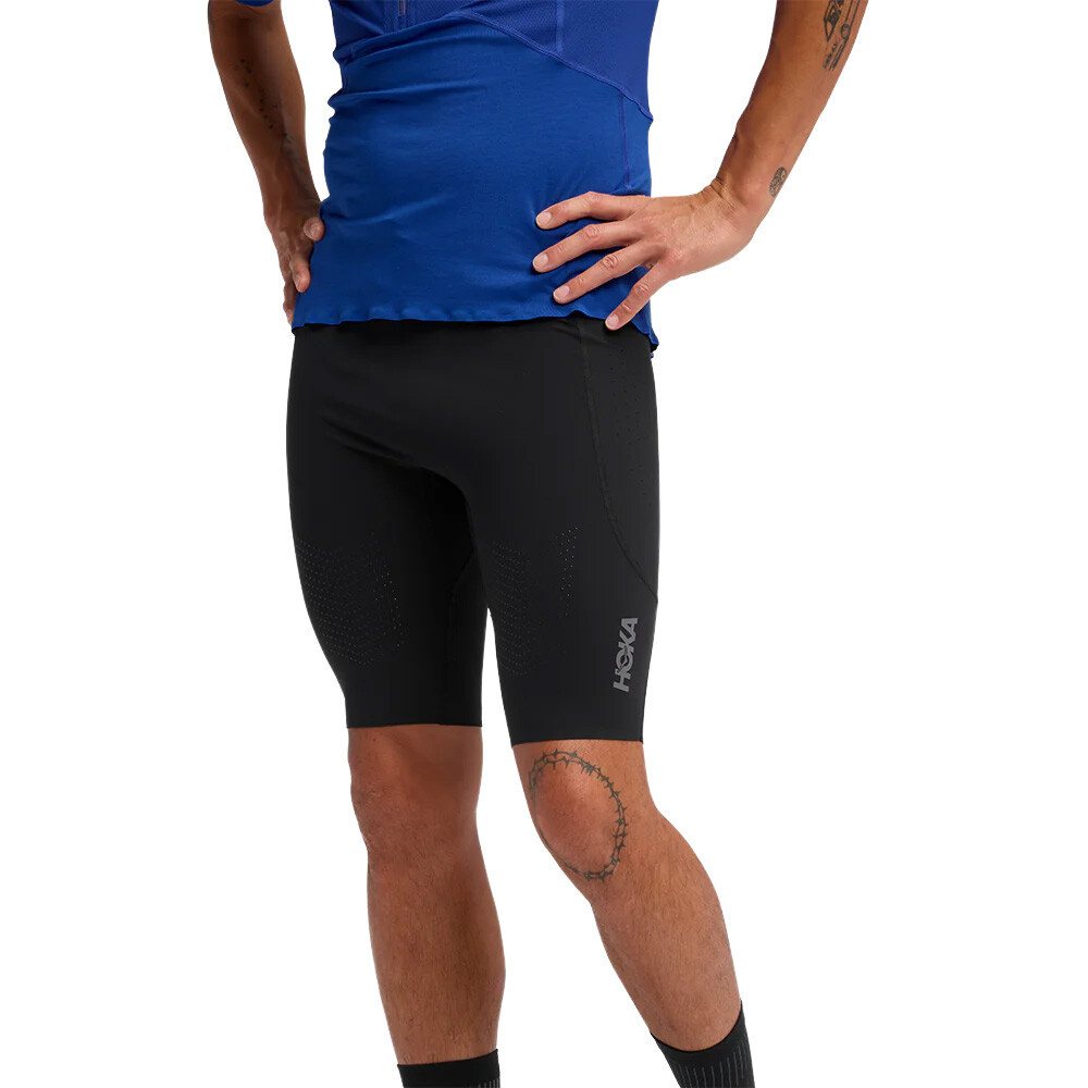 Hoka Skybreeze Men's Trail Running Tight Shorts | Black