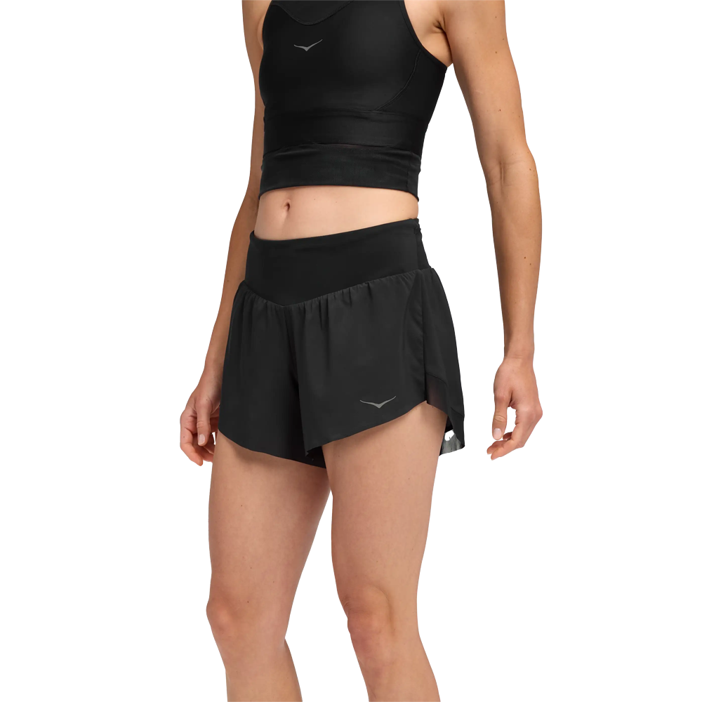 Hoka Glide 4 Inch Women's Running Shorts | Black