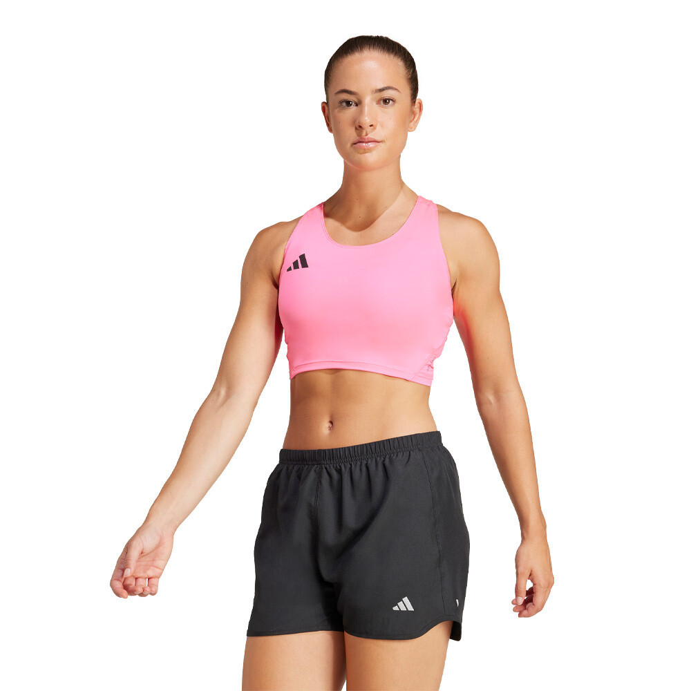 adidas Adizero Essentials Women's Running Crop Top | Lucid Pink