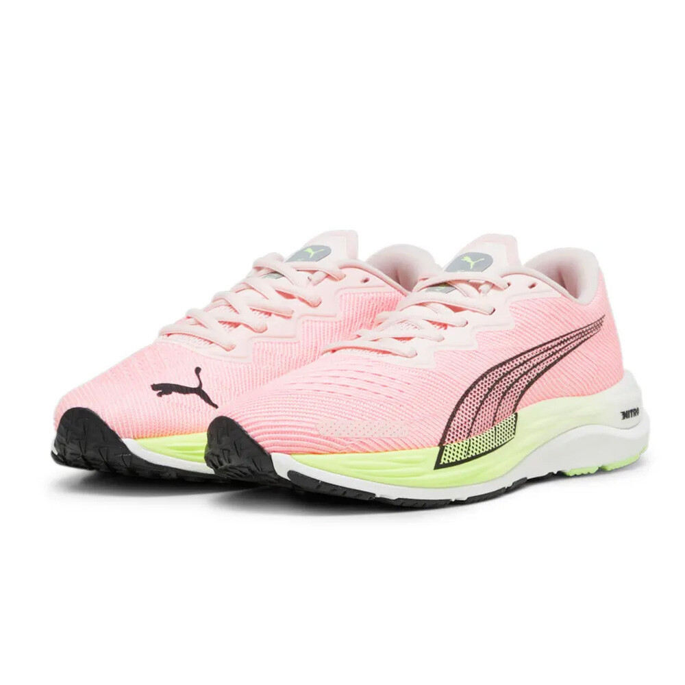 Puma Velocity Nitro 2 Women's Running Shoes | Frosty Pink/Speed Green