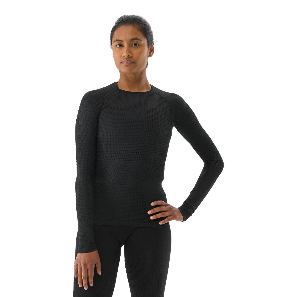 Compressport On/Off Base Layer Long Sleeve Women's Top | Black