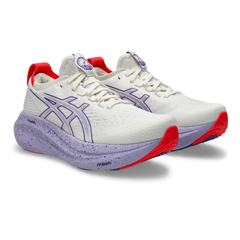 Asics Gel-Nimbus 27 Tokyo Women's Running Shoes | Cream/Edo Purple
