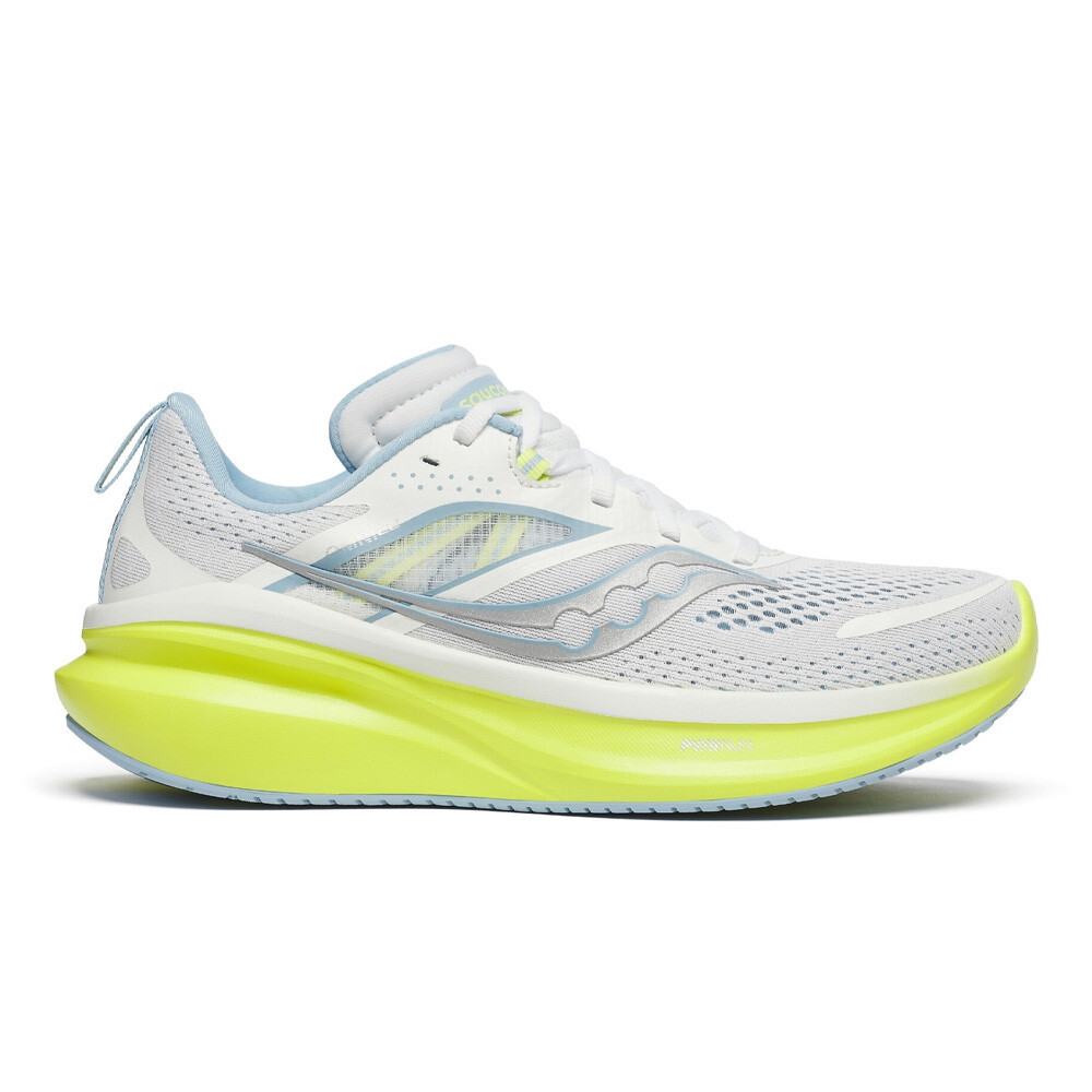 Saucony Omni 22 Women's Running Shoes | White/Yellow