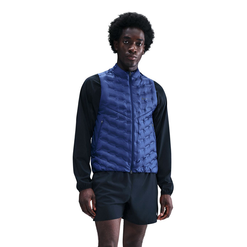 Nike Therma-FIT ADV Repel AeroLoft Downfill Running Gilet | Blue Void/Reflective Black