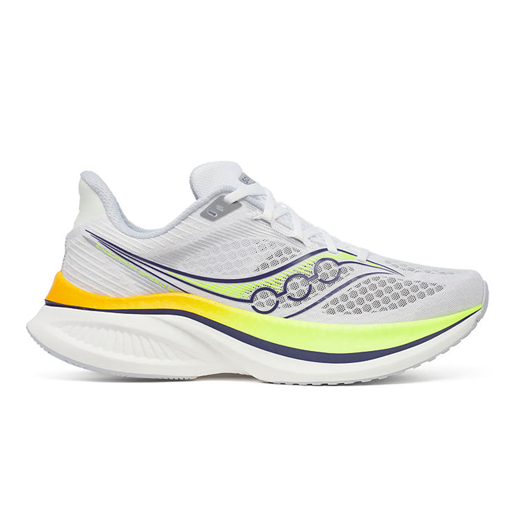 Saucony Endorphin Speed 5 Men's Running Shoes | White/Citron