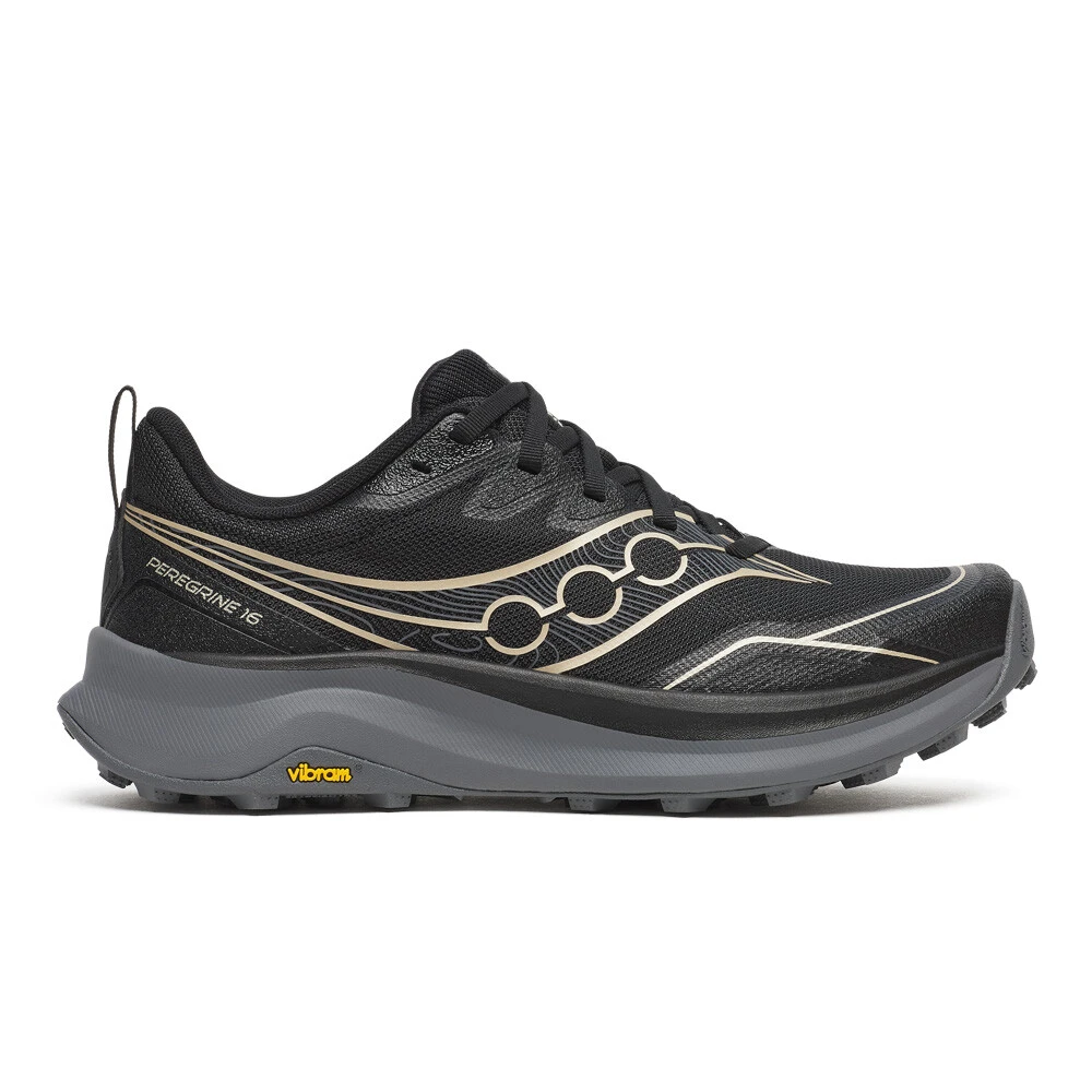 Saucony Peregrine 16 Women's Trail Running Shoes | Black/Carbon