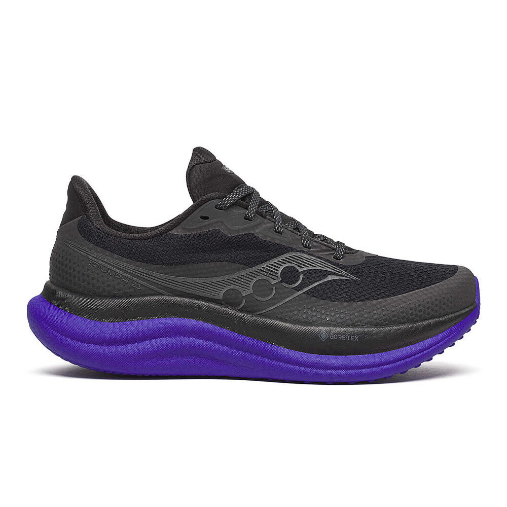 Saucony Triumph 23 GORE-TEX Men's Running Shoes | Black/Regal