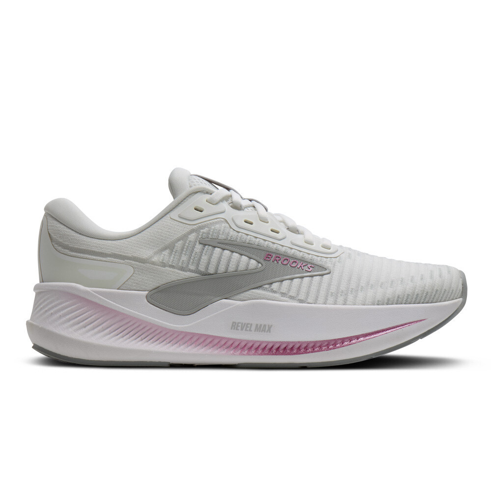 Brooks Revel Max Women's Running Shoes | White/Harbor Mist/Metallic