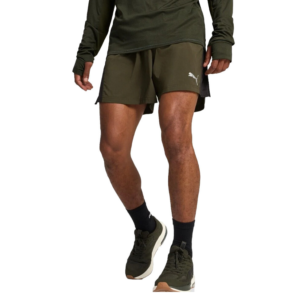 Puma Run Favourite Velocity 5 Inch Men's Shorts | Dark Olive