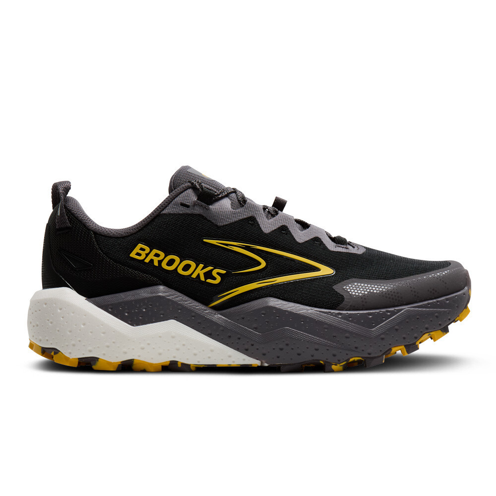 Brooks Caldera 8 Men's Trail Running Shoes | Black/Rabbit/Zest