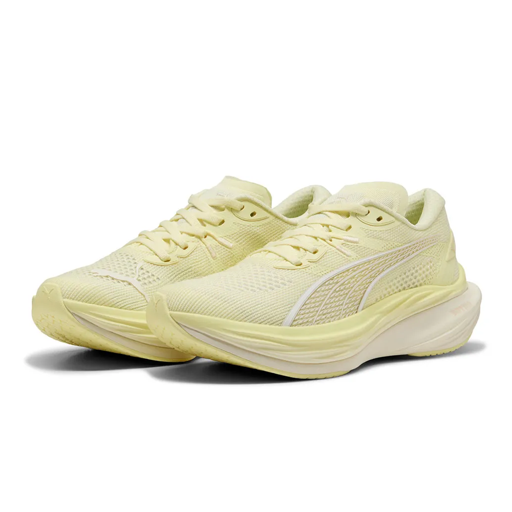 Puma Deviate Nitro 3 Women's Running Shoes | Gold Moon/Alpine Snow