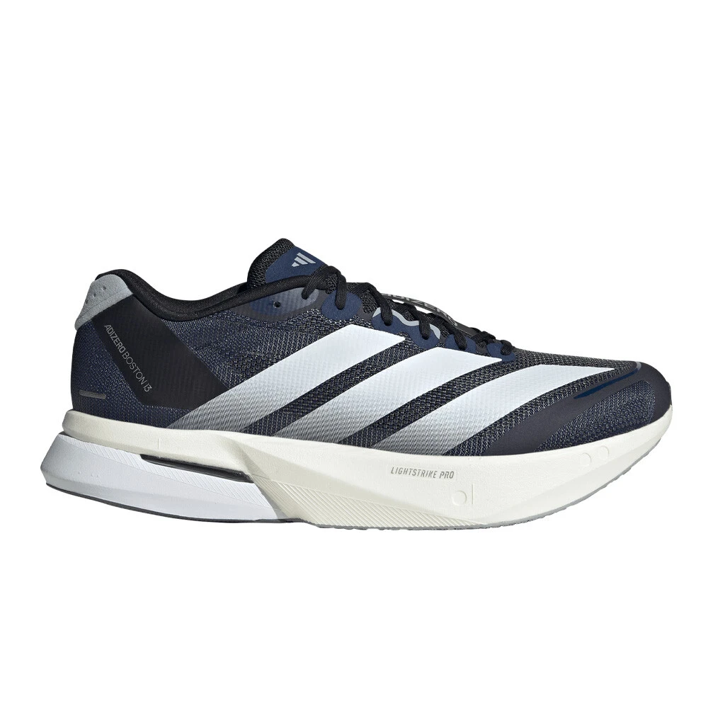 adidas Adizero Boston 13 Men's Running Shoes | Dark Blue/Cloud White/Halo Silver