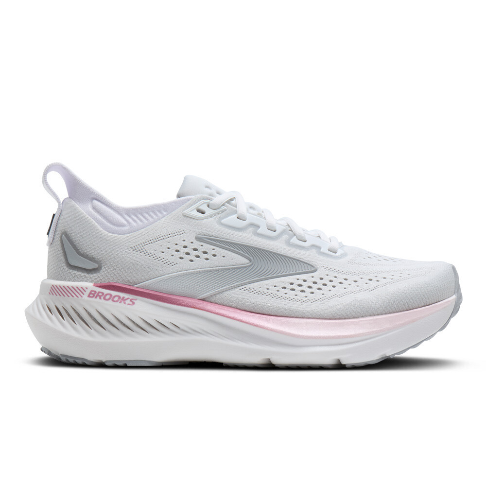 Brooks Glycerin GTS 23 Women's Running Shoes | White/Harbor Mist/Metallic