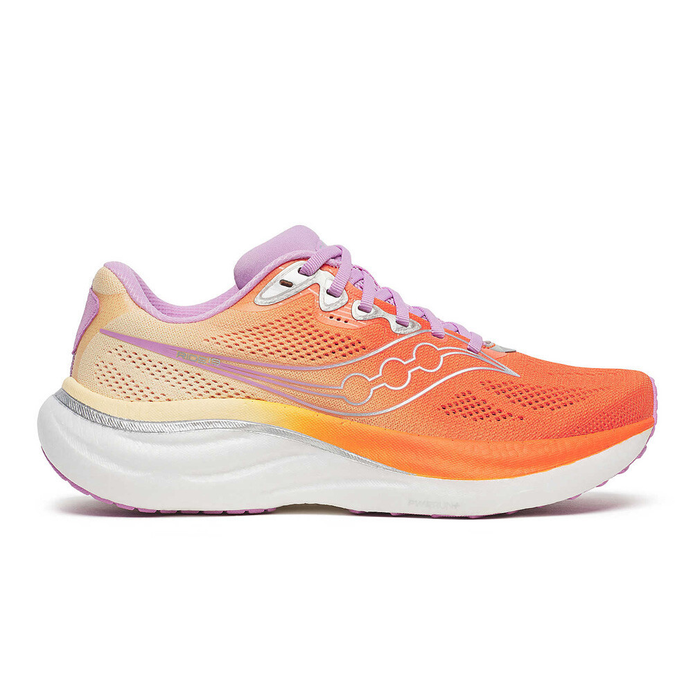 Saucony Ride 19 Women's Running Shoes | Fire/Orchid