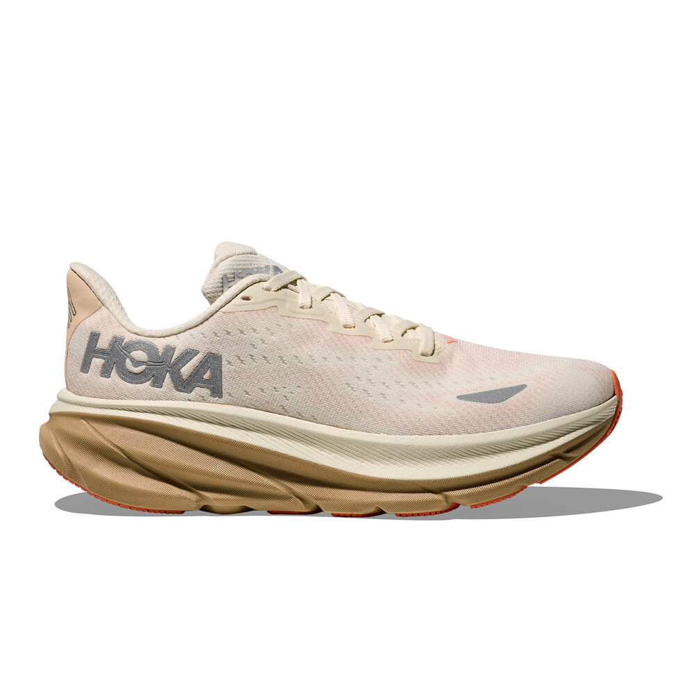 Hoka Clifton 9 GORE-TEX Women's Running Shoes | Eggshell/Khaki