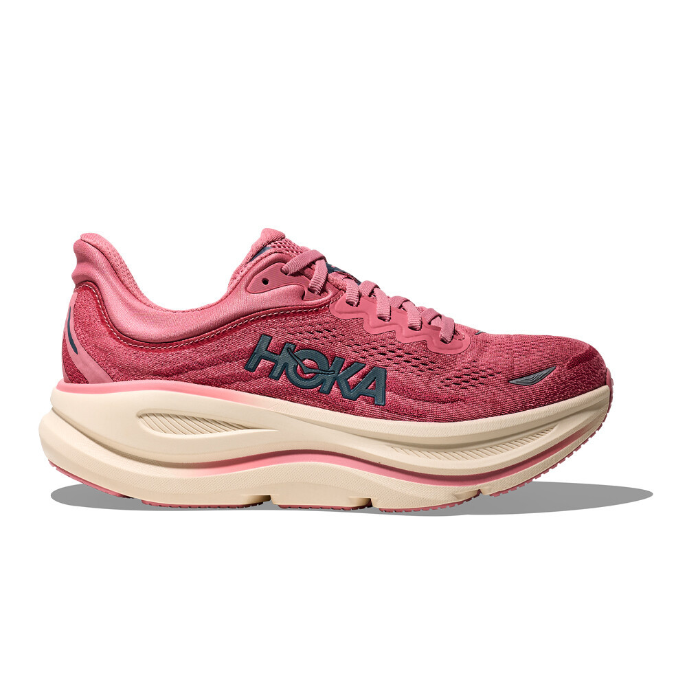 Hoka Bondi 9 Women's Running Shoes (D Width) | Lingonberry/Cranberry