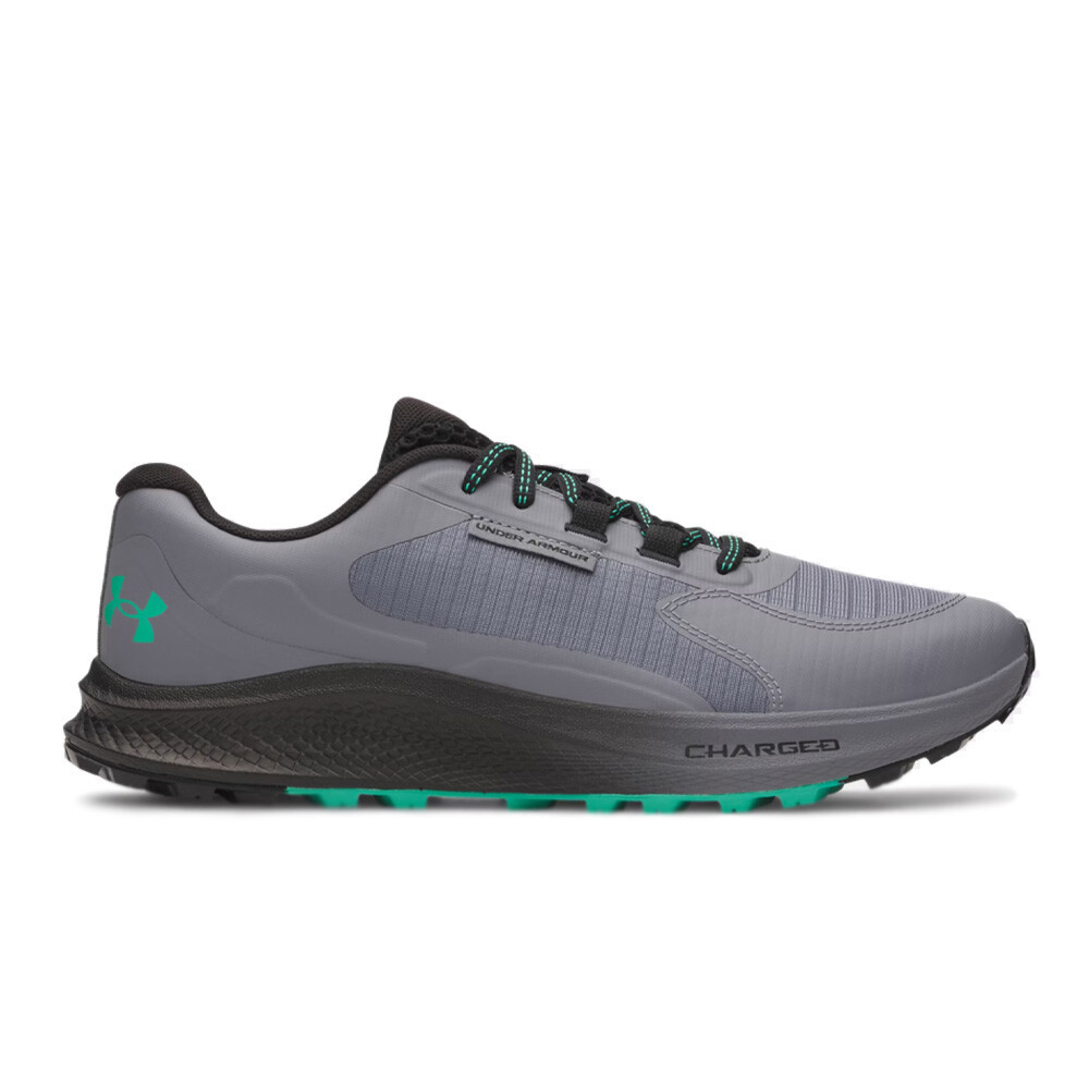 Under Armour Charged Bandit 3 Men's Trail Running Shoes | Titan Grey/Black/Green Mode