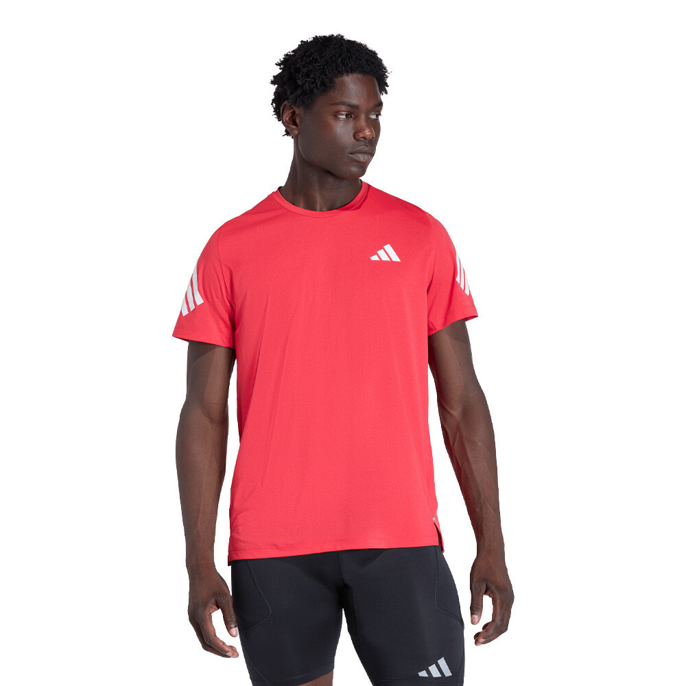adidas ADI365 Climacool Iconic Men's Running T-Shirt | Pure Ruby