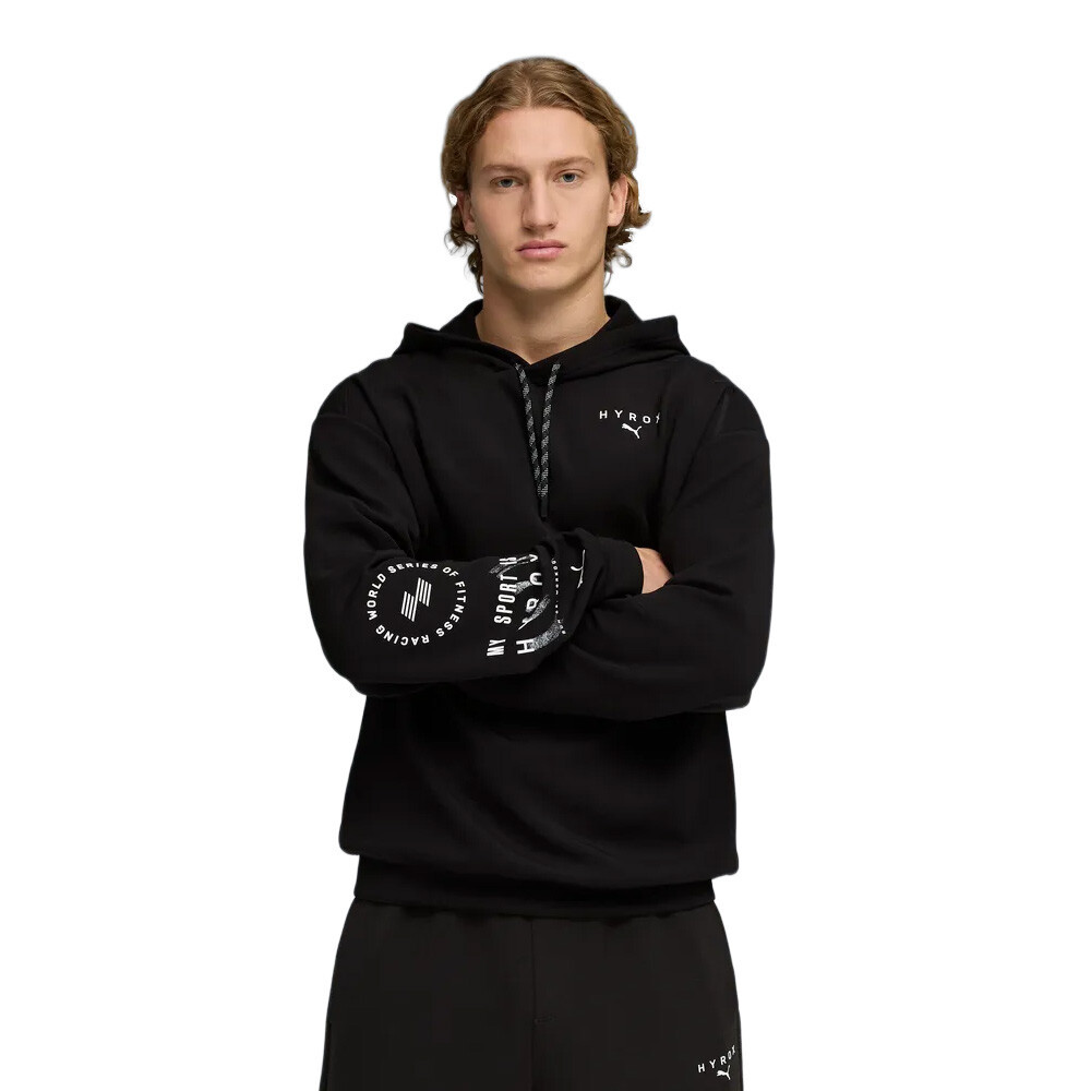 Puma x HYROX Cloudspun Men's Hoodie | Black