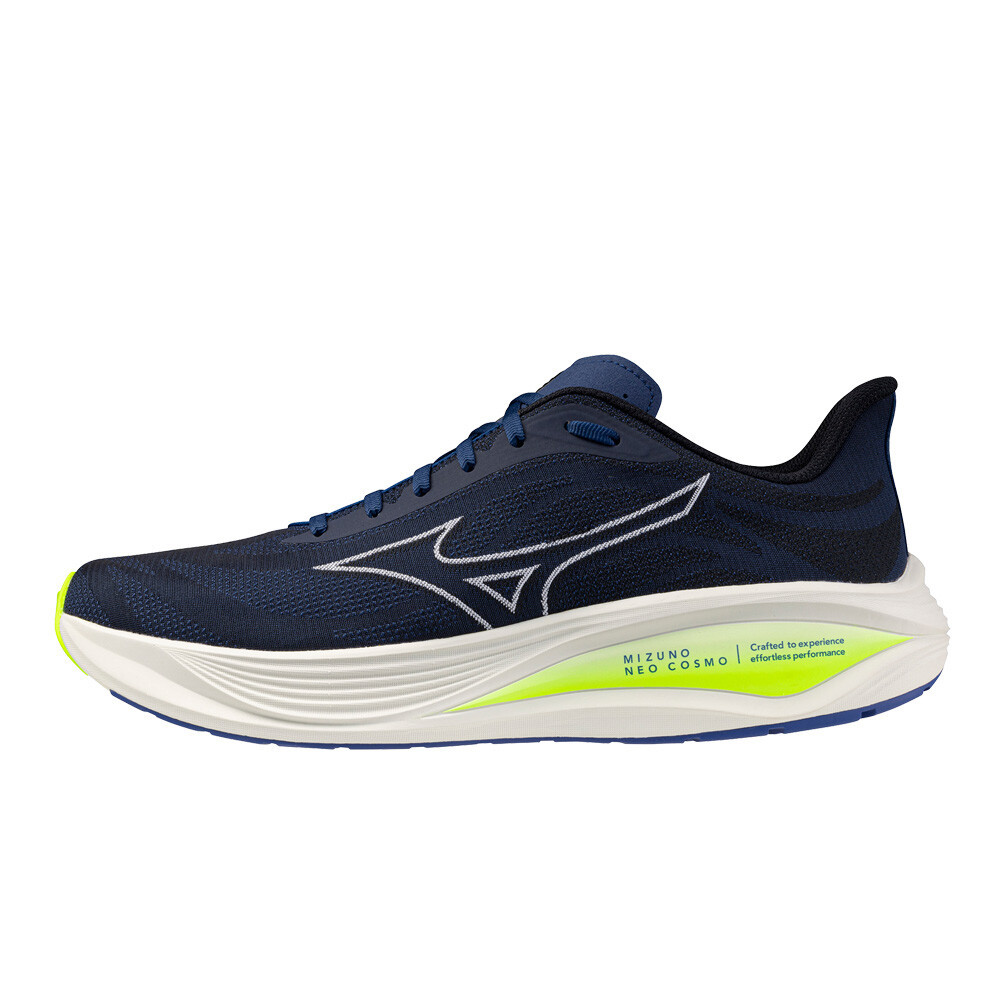 Mizuno Neo Cosmo Men's Running Shoes | Estate Blue/White/Lightning Yellow