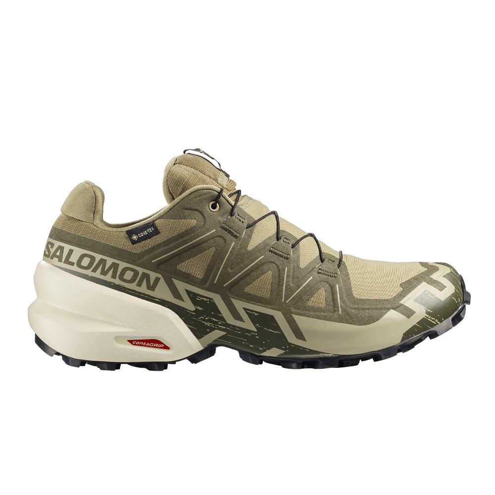 Salomon Speedcross 6 GORE-TEX Men's Trail Running Shoes | Aloe/Asparagus Green/Grape Leaf