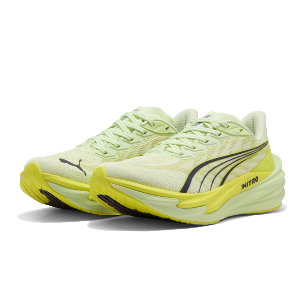 Puma Deviate Nitro 4 Women's Running Shoes | Apple Spritz/Lux Lime