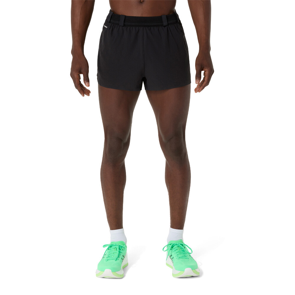 Asics Metarun Split Men's Running Shorts | Performance Black