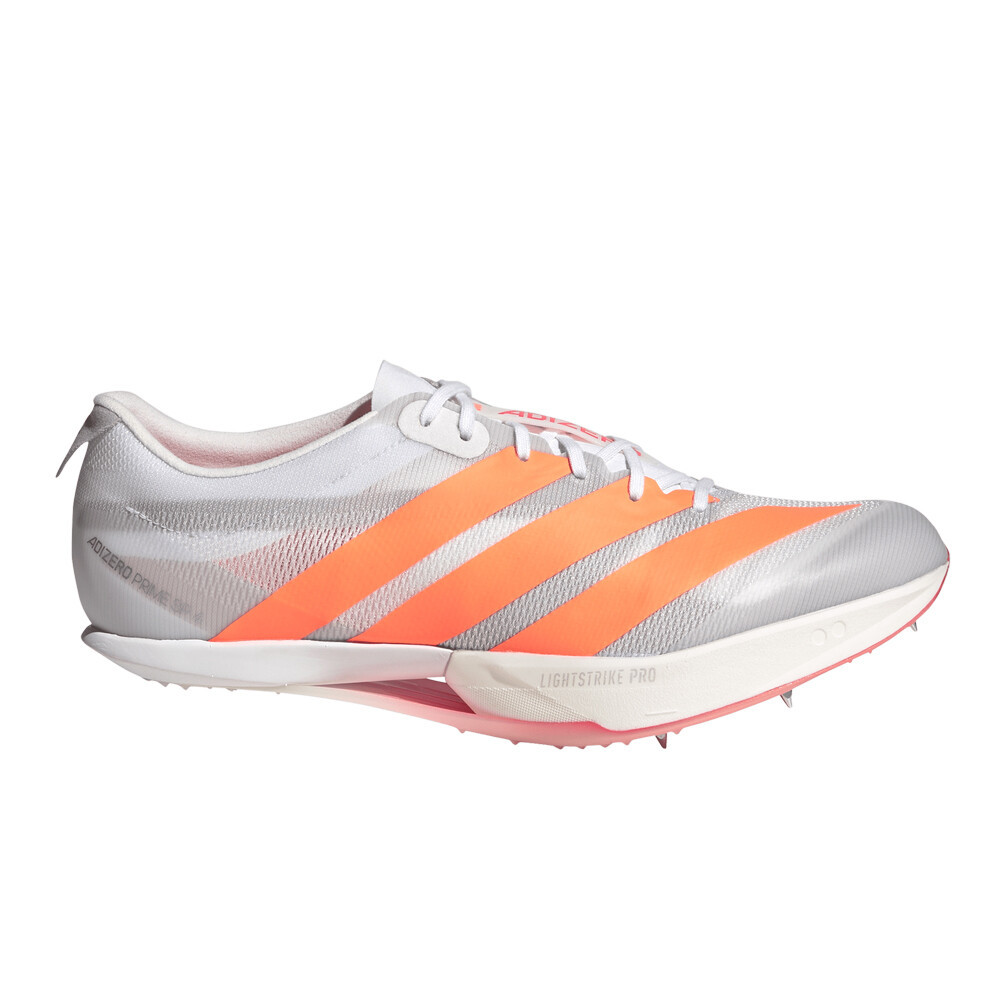 adidas Adizero Prime SP 4 Running Spikes | Cloud White/Lucid Orange/Lucid Red