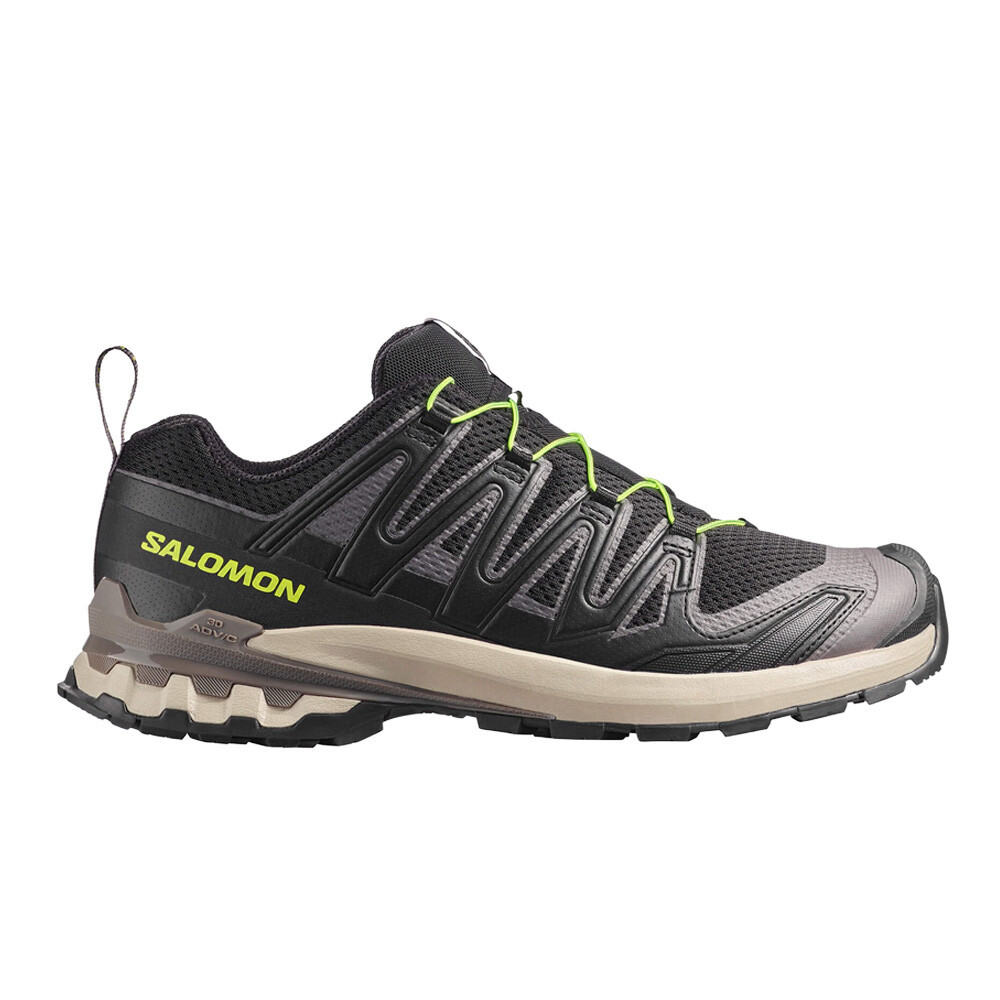 Salomon XA Pro 3D V9 Men's Trail Running Shoes | Black/Dark Gull Grey/Acid Lime