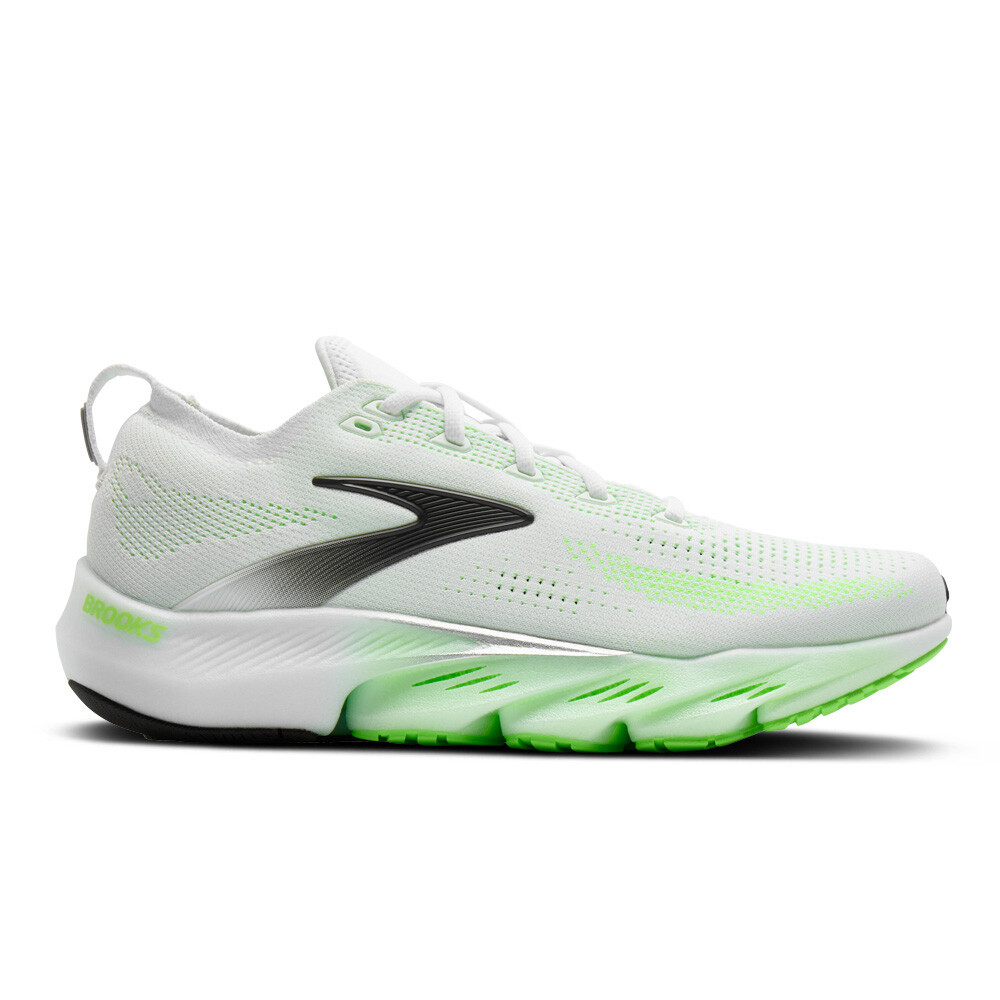 Brooks Glycerin Flex Men's Running Shoes | White/Green Gecko/Phantom