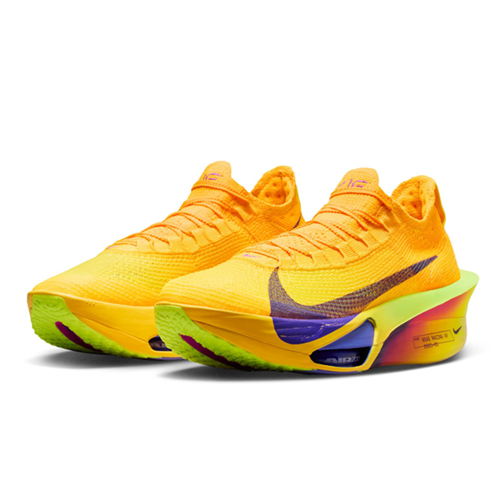 Nike Air Zoom Alphafly Next% 3 Men's Running Shoes | Laser Orange/Indigo Burst/Citron Pulse