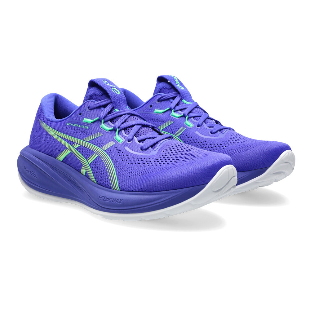Asics Gel-Cumulus 28 Men's Running Shoes | Cobalt Burst/Illuminate Green