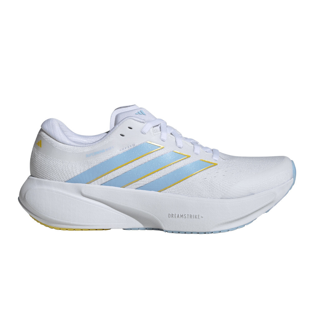 adidas Supernova Rise 3 Women's Running Shoes | Cloud White/Glow Blue/Yellow