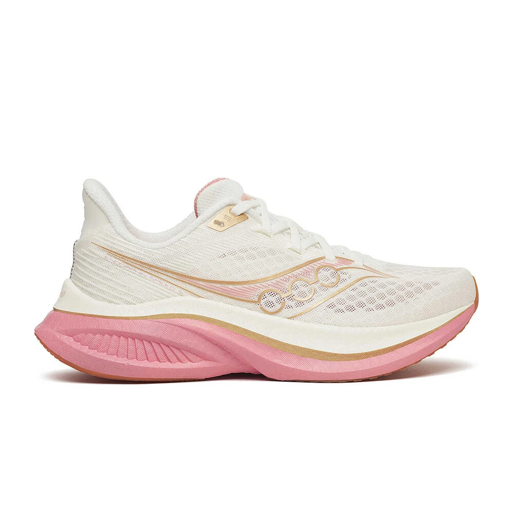 Saucony Endorphin Speed 5 Women's Running Shoes | Ivory/Mauve