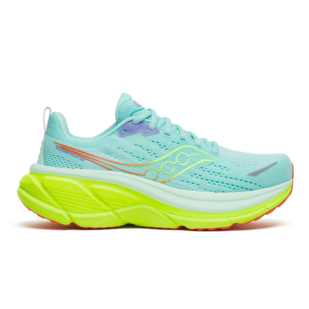 Saucony Hurricane 25 Women's Running Shoes | Aqua/Citron