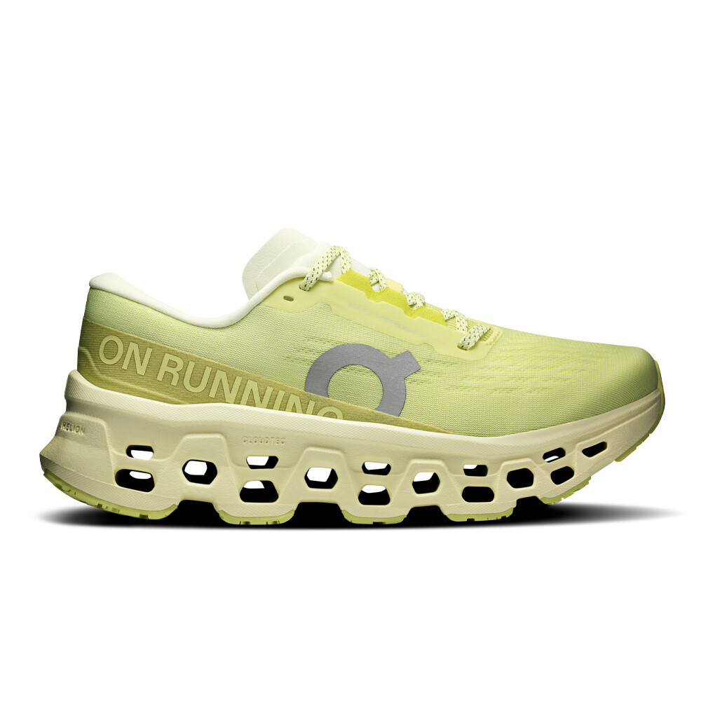 On Running On Cloudmonster 3 Women's Running Shoes | Limelight/Seedling