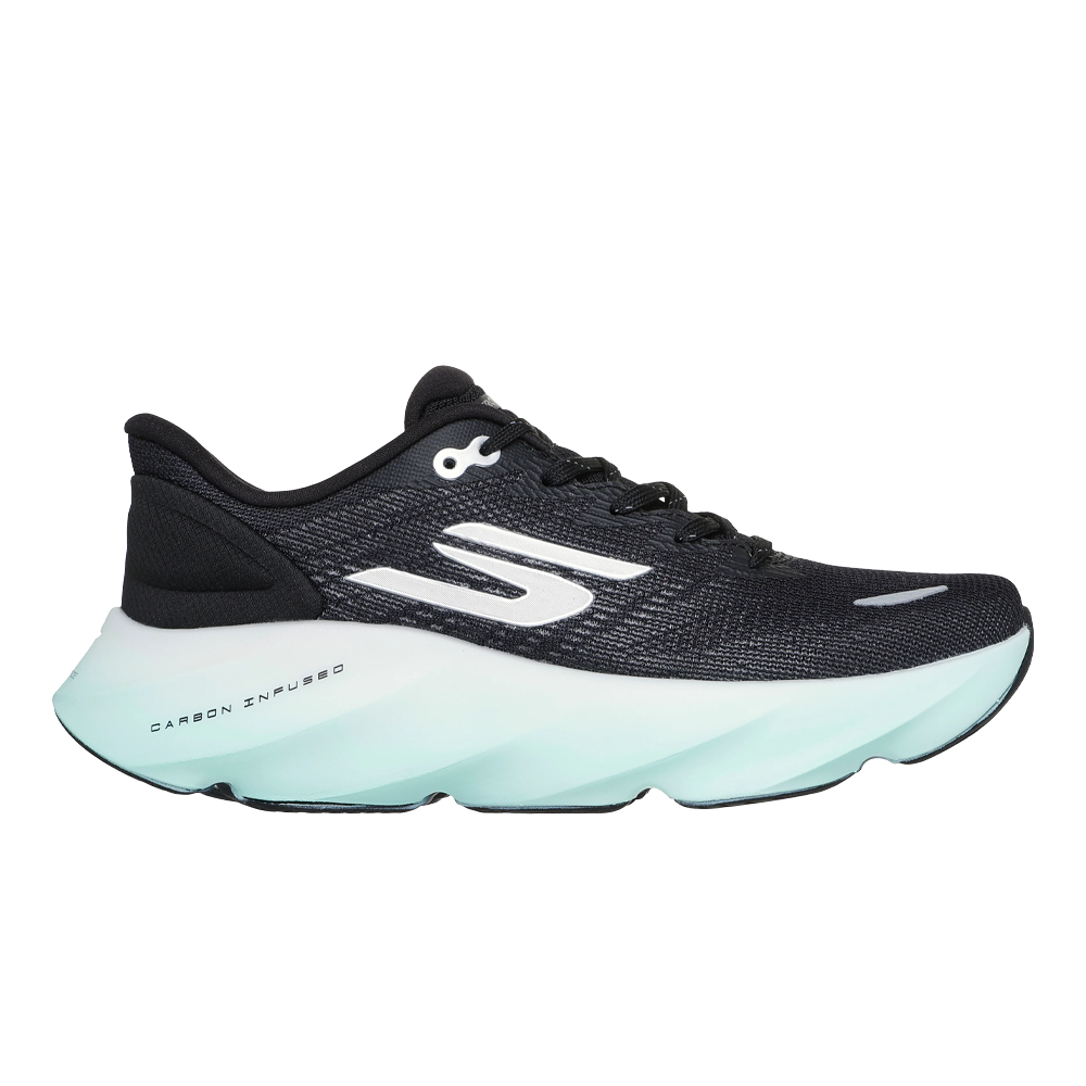 Skechers AERO Burst Women's Running Shoes | Black/White